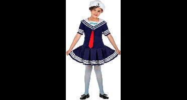 Boland - Kostuum Matroos meisje (5-6 jr) - Kinderen - Matroos -