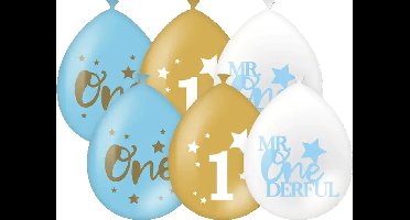 Party balloons - First birthday boy