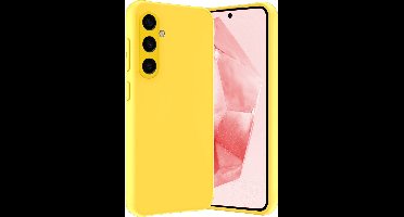 Hoesje - Geschikt voor Samsung Galaxy A35 - Sterk & Shockproof - Hoes Cover - Siliconen Case - Geel