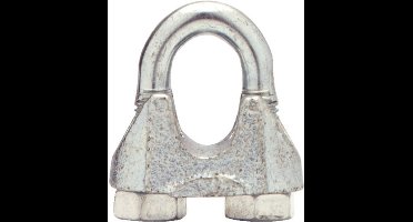 Staaldraadklem, type 741 verzinkt / RVS AISI 316