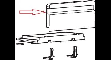 Dometic Freezer flap door 2412195311