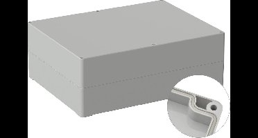 TRU COMPONENTS TC-9065580 Outdoorbehuizing 300 x 230 x 110 Polycarbonaat Grijs-wit (RAL 7035) 1 stuk(s)