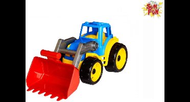 Sun Fun Tractor met Shovel 36x16x16 CM - Graafmachine - Zandbak Speelgoed - Buitenspeelgoed - Speelgoed Tractor
