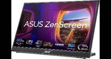 ASUS Zenscreen MB16QHG - 2K IPS Portable Monitor - 120hz - USB-C - 100% DCI-P3 - HDMI - 16 Inch