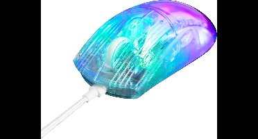 Deltaco Gaming DM330 Gaming Muis - USB - Incl. Software - RGB - Transparant