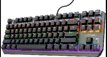 Trust GXT 834 Callaz - Bedraad Gaming Toetsenbord - Mechanisch - TKL - Qwerty - Zwart