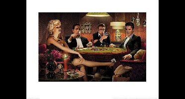 Kunstdruk Chris Consani - Four of A Kind 80x60cm