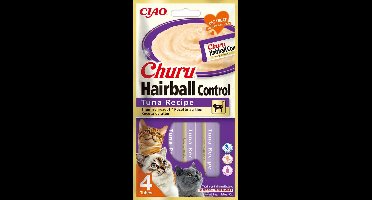 Inaba Churu kat Puree Hairball kat Tonijn