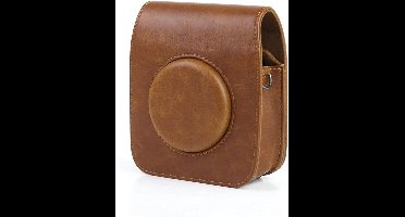 Cameratas van PU-leer voor Fujifilm Instax SQ10 - Bruin