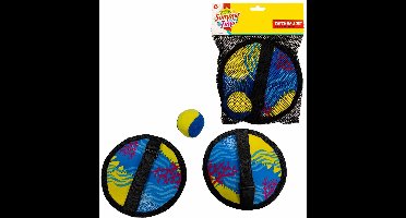 Summertime Soft Catch Ball Set Blauw/Geel