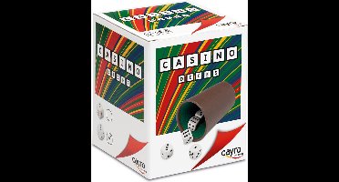 Cayro - Poker Dobbelbeker Met 5 Dobbelstenen