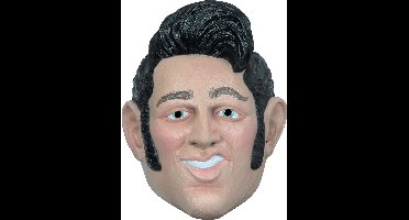 Partychimp Elvis Volledig Hoofd Masker Halloween Masker voor bij Halloween Kostuum Volwassenen Carnaval - Latex - One size