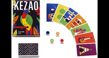 Laboludic - Kezao - Kaartspel - 2-4 Spelers - Geschikt vanaf 6 Jaar