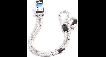 Duvoplus - Uitlaatriem Voor Dieren - Hond - Dressuur Sliplijn M-l - 183cm/12mm Grijs - 1st