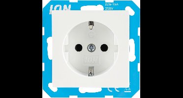 ION | Wandcontactdoos RA | Alpin wit - V1/J1 serie