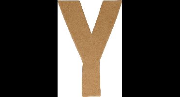Artemio letter Y papier-maché 15 cm
