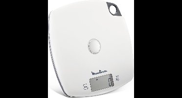 Moulinex BN1000 Grijs, Wit Vierkant Elektronische keukenweegschaal