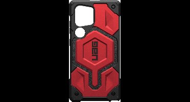 Urban Armor Gear Monarch Geschikt voor Samsung Galaxy S24 Ultra | Back Cover Hoesje | Crimson