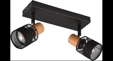 TRIO NANDINI - Spot - Zwart mat - excl. 2x E14 10W