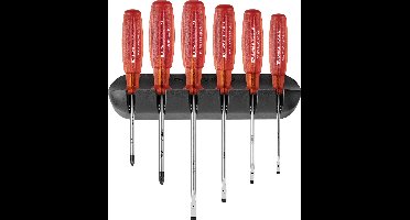 PB Swiss Tools Schroevendraaierset 6-delig met Muurhouder