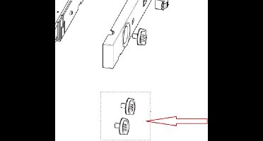 Dometic Kit draaiknop keuzeschakelaar RM8000 - 2412350627