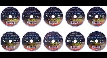 Drennan Acolyte Fluorocarbon 50m - Maat : 7lb - 0.21mm
