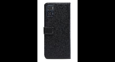 Mobilize Telefoonhoesje geschikt voor Motorola Moto E22i Hoesje | Mobilize Classic Gelly Wallet Bookcase Portemonnee | Pasjeshouder voor 2 Pasjes | Telefoonhoesje voor Pinpas / OV Kaart / Rijbewijs - Zwart