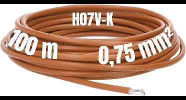 LAPP 4160203 Draad Multi-Standard SC 2.1 1 x 0.75 mm² Bruin 100 m