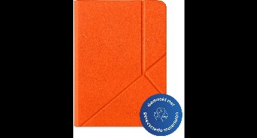 Kobo Clara 2E Hoes voor eReader - SleepCover - Oranje - Ingebouwde standaard - Slaapfunctie