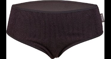 BECO crinkle bikini broekje - zwart - maat 44