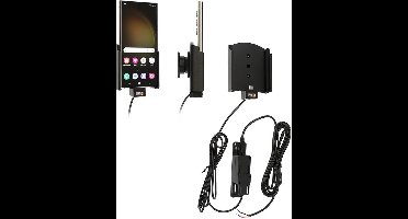 Brodit houder geschikt voor Samsung Galaxy S23 Ultra Actieve houder met vaste voeding