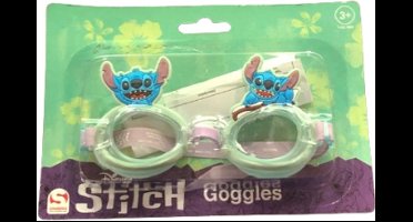 Stitch Duikbril kinderen - Licht Groen / Paars - Kunststof - One Size - Vanaf 3 jaar - Zwembril - Lilo and Stitch
