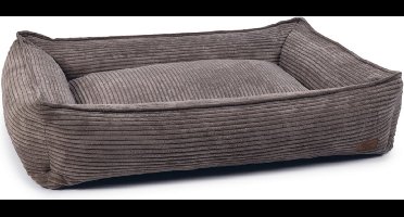 Designed by Lotte Ribbed - Hondenmand - Bruin - 95x80x23 cm