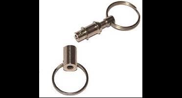 *** 1 Stuks Deelbare Sleutelhanger - Quick Release Sleutelhanger - gemakkelijk en snel uw sleutelbos losmaken - Verbinden en Ontdekken - van Heble® ***