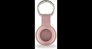 Hama Airtag Sleutelhanger geschikt voor Apple Airtag - Krasbestendig beschermhoesje - Hoes op maat - Sleutelhanger makkelijk te bevestigen - Nude