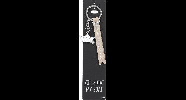 Depesche - Sleutelhanger "Do not forget me!" - motief 044 met de tekst "High Tides Good Vibes"