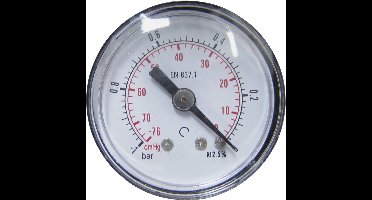 ICH Manometer 306.40.-1 Aansluiting (manometer): Achterkant -1 tot 0 bar Schroefdraad (buiten) 1/8 1 stuk(s)