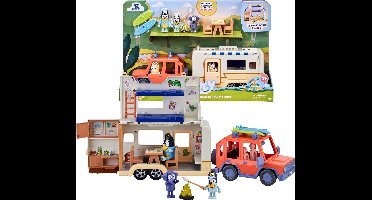 BLUEY - Bluey's 4WD Auto en Kampeeravonturen Deluxe Speelset