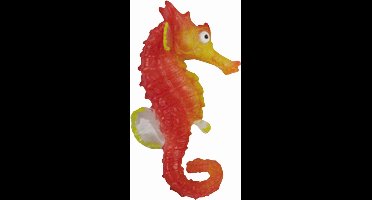 Nobby Zeepaardje - Oranje - Glow In The Dark - 9,5 x 4,5 cm