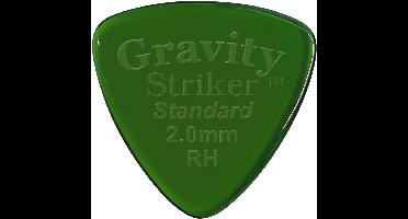 Gravity Guitar Picks GSRS2P-RH Striker RH Speed Bevels Standard 2,0 mm - Plectrum