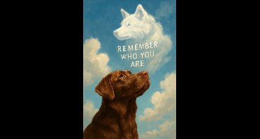 Remember Who You Are Poster - Dieren Posters - Hond - Teksten - Wanddecoratie Tienerkamer - 180 gram papier - 6222AZ - Formaat 60 x 90cm