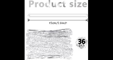 36 stuks doorzichtige bagagelabels, bagagelabelringen, 6 inch bagagelabelriemen voor bagagelabels en ID-kaarten