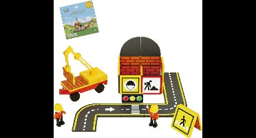 Gladi Tiles 53-Delige Magnetische Bouwplaats - Magnetic Tiles - Magnetisch Speelgoed