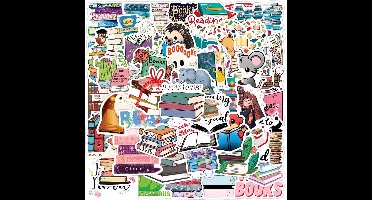 New Age Devi - Boeken-Stickers 50-Stuks Quotes-Stickers Books Teksten Laptop-Stickers Stickers-Kinderen-en-Volwassenen Stickers-Bullet-Journal-en-Planner