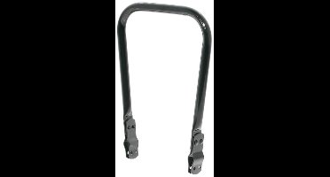 Velo Rugsteun Zwart voor Bagagedrager – Stalen Kinder Rugleuning – 15x28 cm – Inclusief Bevestigingsmateriaal – Niet Inklapbaar