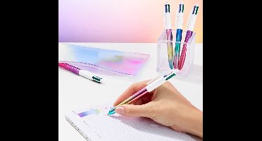 BIC - Balpen 4 kleuren - Kleurverloop