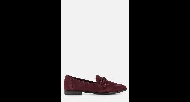 Marco Tozzi Instappers rood Suede - Maat 39