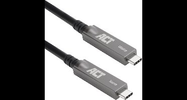 ACT USB-C 3.2 Gen2 Active Optical Cable (AOC), voor touchpanels, video, data, power, 5m