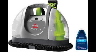 BISSELL SpotClean C2 - Compact Reinigingsmiddel - Tapijt en Zichtbare Vlekken - Gemakkelijk Verwijderbaar