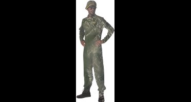 Verleidelijke Luchtmacht Piloot Overal Airpower 1– Erotische Jumpsuit met Pet – Maten L